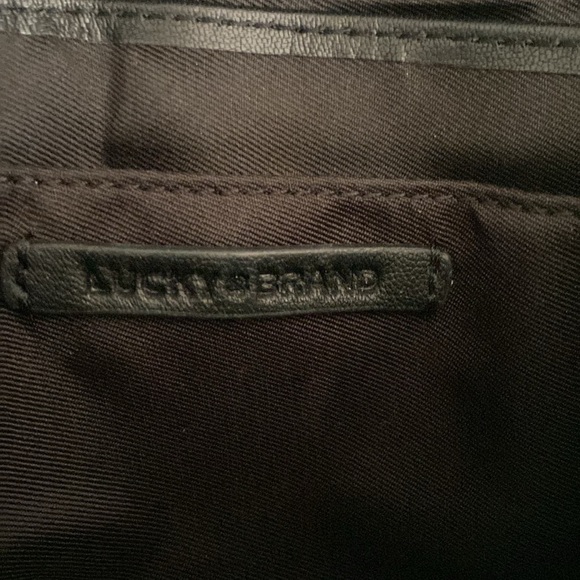 LUCKY BRAND Women’s Black Crossbody Bag with Easy Sliding Adjustable Strap - Picture 8 of 12